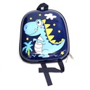 Mochila infantil frente rígido bolsillo interno, diseño dinosaurio
