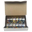 Chinches x100 cabeza redonda en tubo, PACK x12
