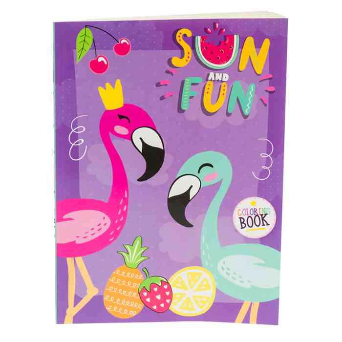 [E2906] Libro para colorear 80 páginas, FLAMENCOS, 2 títulos