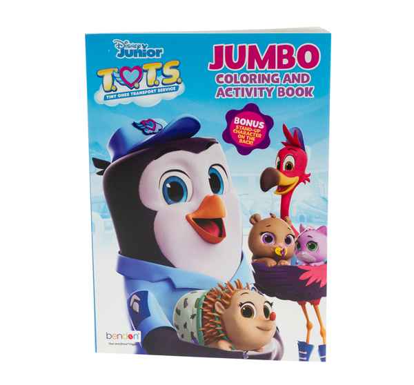 [E2926] Libro para colorear 80 páginas, TOTS, inglés