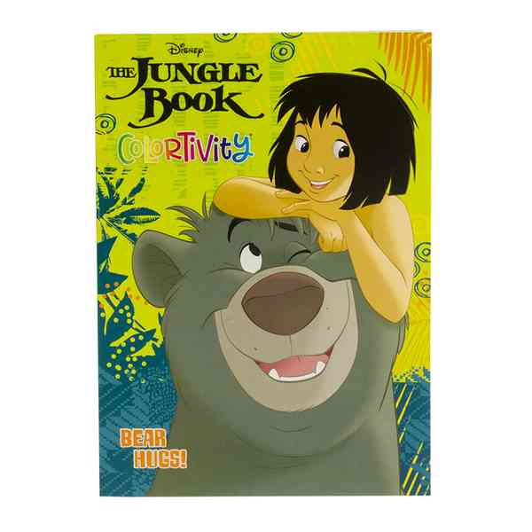 Libro para colorear y actividades 80 páginas, LIBRO DE LA SELVA, 2 títulos