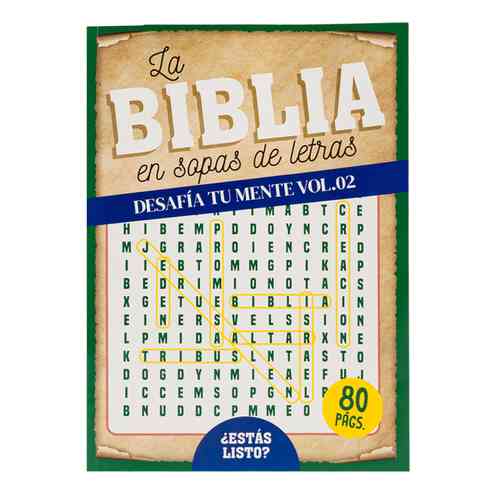 Libro de actividades, SOPA DE LETRAS 80 páginas, 2 títulos