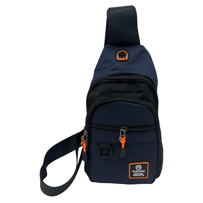 [E2954] Mochila bandolera, de tela, en bolsa varios colores