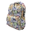 Mochila juvenil 2 bolsillos frontales y 2 laterales, varios diseños, en bolsa