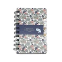Libreta con espiral, 57 hojas, varios diseños
