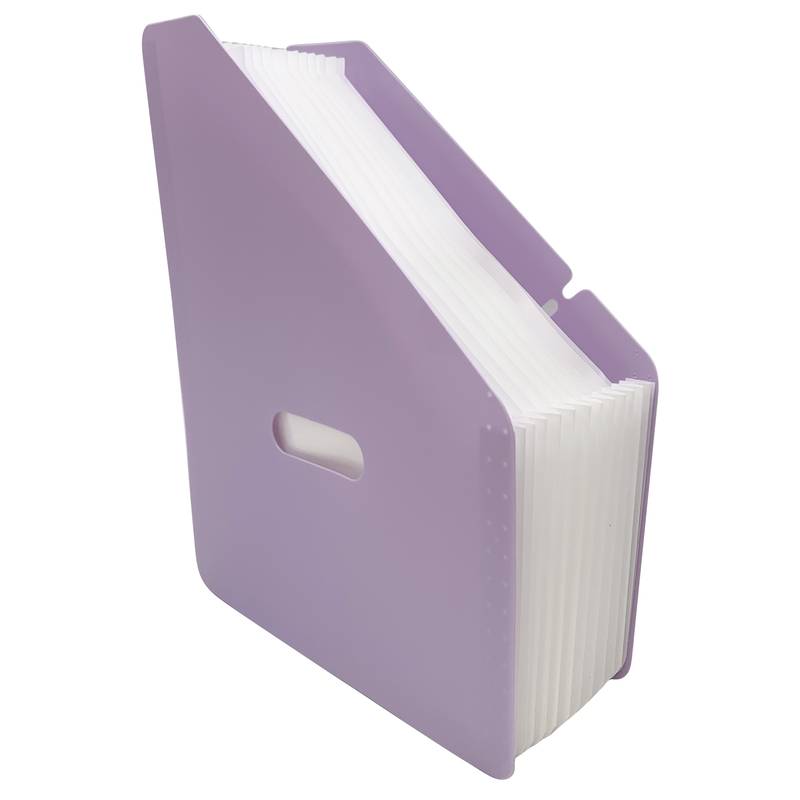 [E3044] Organizador archivador vertical, 12 divisiones de plástico, varios colores