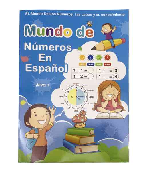 [E3061] Libro de actividades NÚMEROS EN ESPAÑOL, 32 páginas