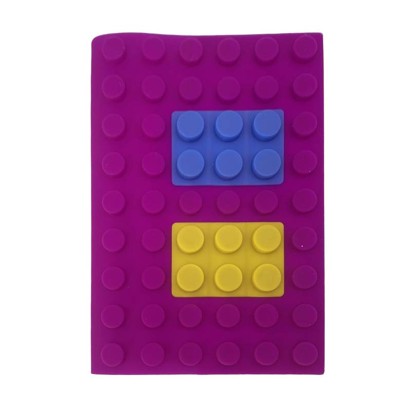[E3068] Libreta 80 hojas tapa de silicona, varios colores