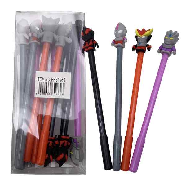 [E3088] Lapicera de gel negro, CAJAx12