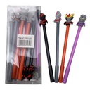 Lapicera de gel negro, CAJAx12