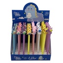 Lapicera de gel con aplique, CAJA x48