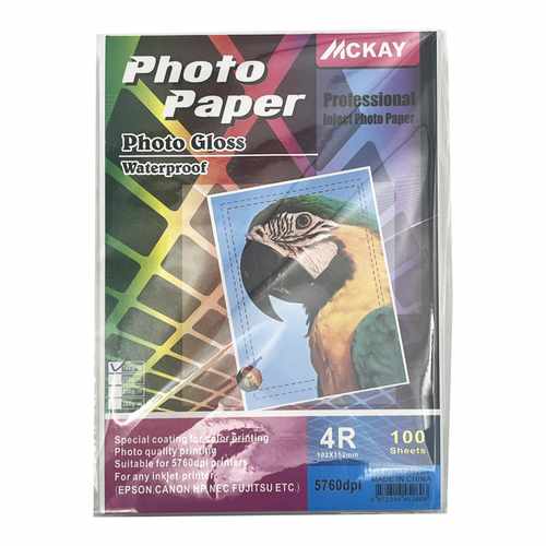 [E3156] Papel fotográfico 4R x100 180g, en bolsa