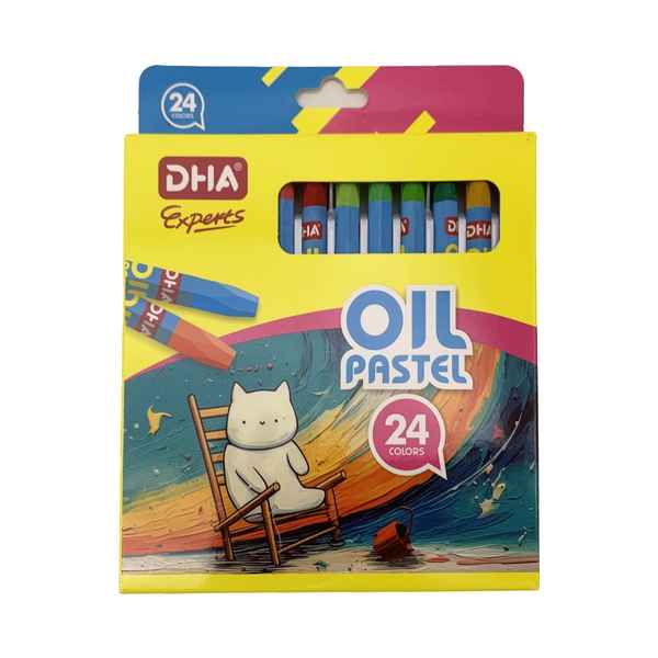 [E3165] Óleo pastel, 24 colores, en caja