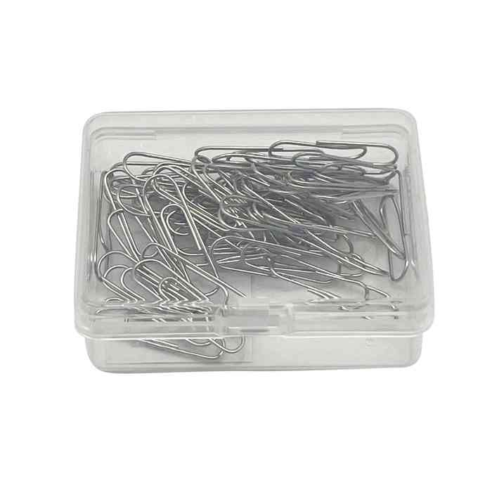 Clips de metal 28mm, x50 en caja de plástico CAJAx12