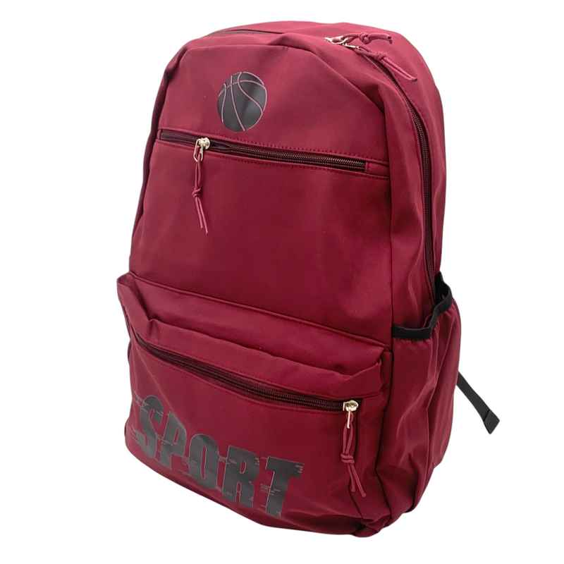 [E3246] Mochila juvenil, con 2 bolsillos frontales y 2 laterales, 2 colores