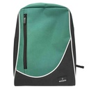 Mochila juvenil, de poliéster, con bolsillo frontal y 2 bolsillos laterales, VERDE, ARMORIC