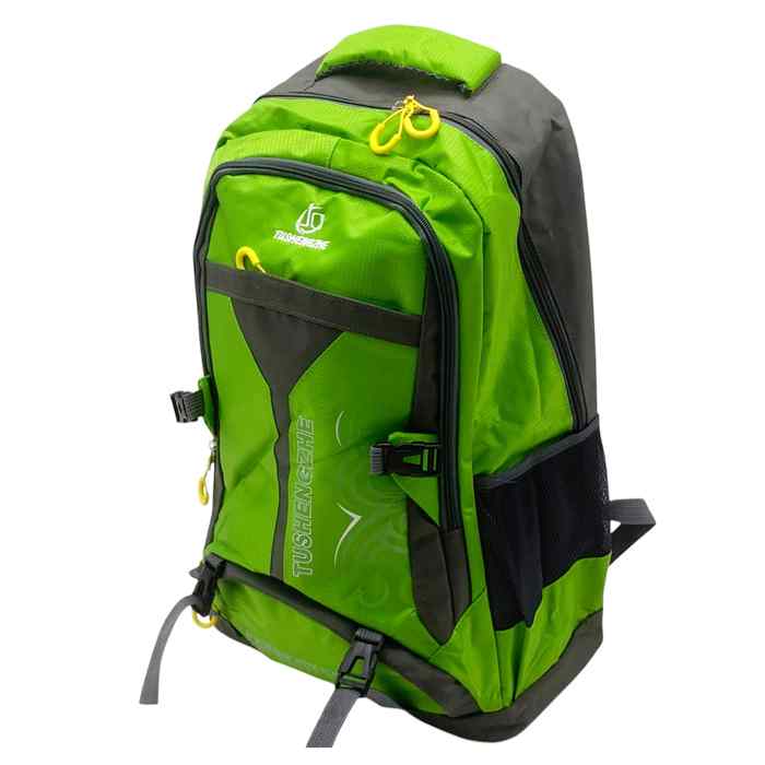 [E3296] Mochila de camping 50L, espalda acolchonada, con 3 bolsillos frontales y 2 laterales, varios colores