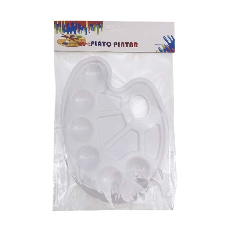 Paleta mezcladora, para pintura, de plástico, en bolsa