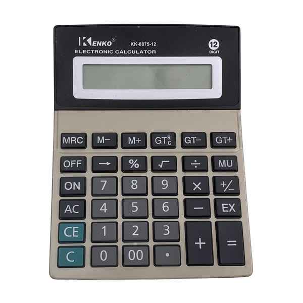 [E3323] Calculadora de mesa, 12 dígitos, Kenko, en caja