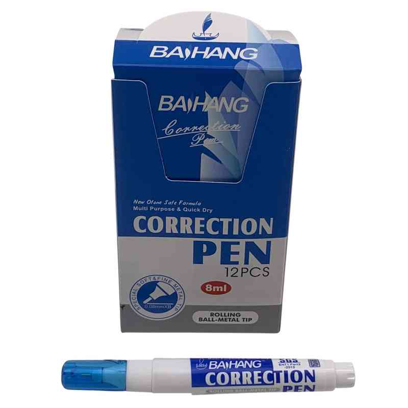[E3339] Corrector líquido lápiz 8ml, CAJA x12