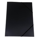 Carpeta A4 de plástico con elástico, PACK x12, varios colores