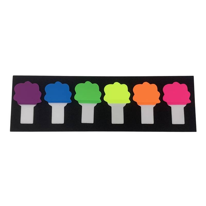 Señaladores formas autoadhesivos, PACK x12