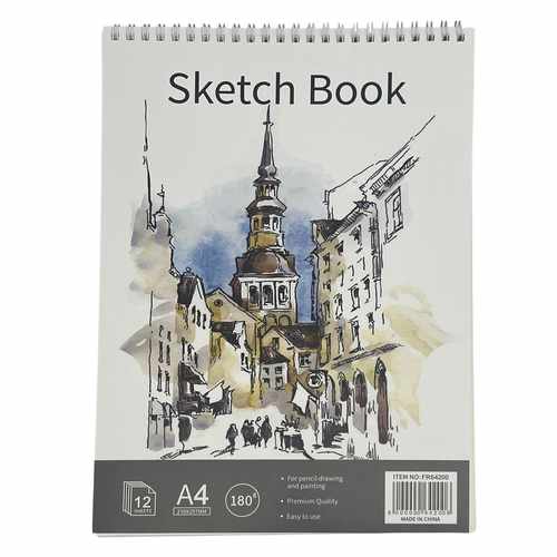 [E3386] Block de dibujo A4, 12 hojas 180g