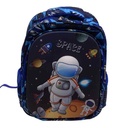 Mochila infantil, frente con relieve, varios diseños