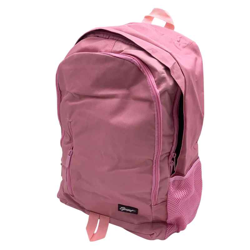 [E3412] Mochila juvenil, con 2 bolsillos frontales y 2 bolsillos laterales, varios colores