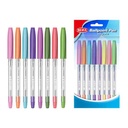 Lapicera x8, AZUL, punta 0.7, en bolsa, BEIFA