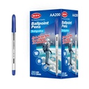 Lapicera x50, AZUL, punta fina, en caja, BEIFA