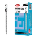Lapicera de gel x12, NEGRO, punta 0.7, en caja, BEIFA