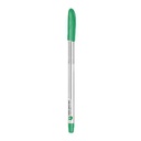 Lapicera semigel x12, VERDE, punta fina, en caja, BEIFA