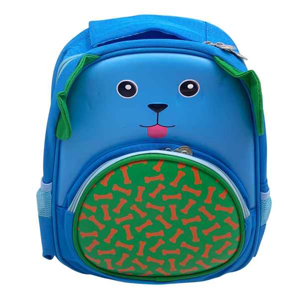 Mochila infantil, con bolsillo frontal y 2 laterales, varios diseños