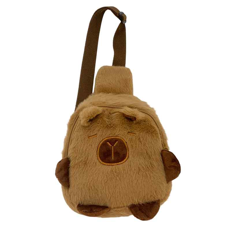 Mochila infantil, de peluche, carpincho