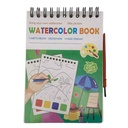 Libro para colorear con acuarelas, en bolsa, varios diseños