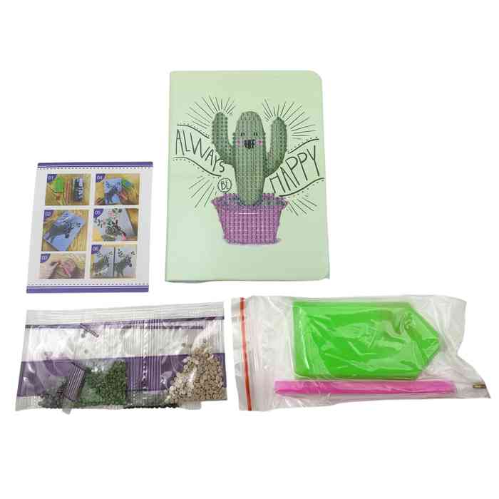 [E3683] Libreta para decorar con diamantes, en bolsa, varios diseños