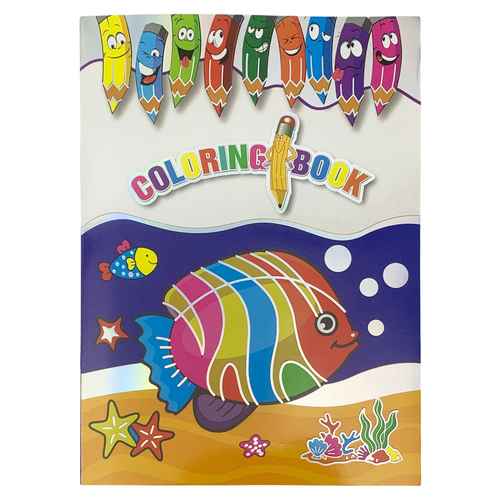 [E3687] Libro para colorear 8 hojas, 4 diseños
