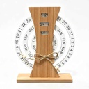 Calendario perpetuo de madera