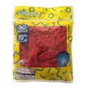 Globo FILIPPO 10" rojo, bolsa x50