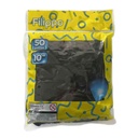 Globo FILIPPO 10" negro, bolsa x50