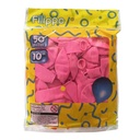 Globo FILIPPO 10" rosado oscuro, bolsa x50