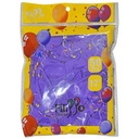 Globo FILIPPO 12" violeta, bolsa x50
