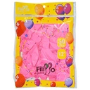 Globo FILIPPO 12" rosado, bolsa x50