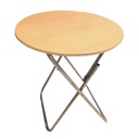 Mesa de madera patas de hierro, plegable