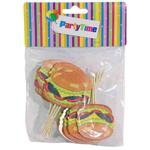 [G1367] Adorno pincho para cupcakes x24, surtidos