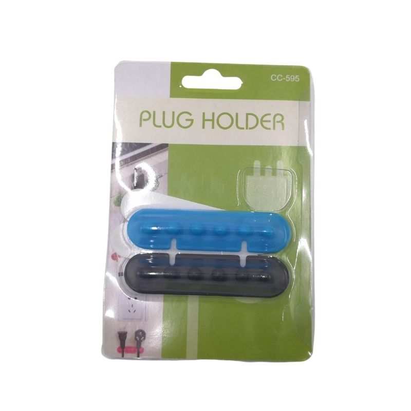 [G2106] Organizador sujetador de cables, x2 barras autoadhesivas, en blister