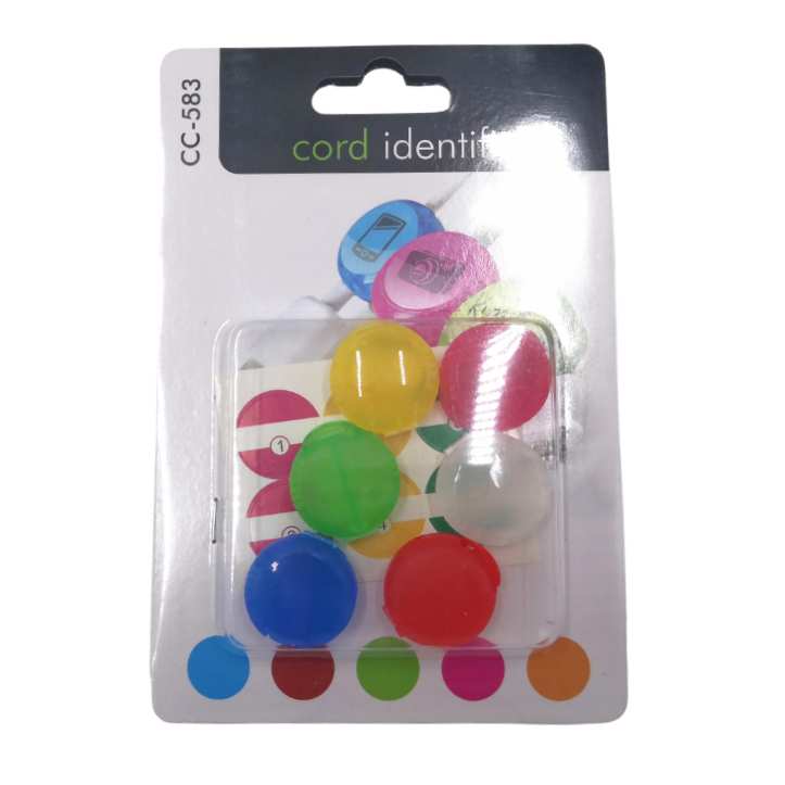 [G2107] Organizador de cables identificador x6, en blister