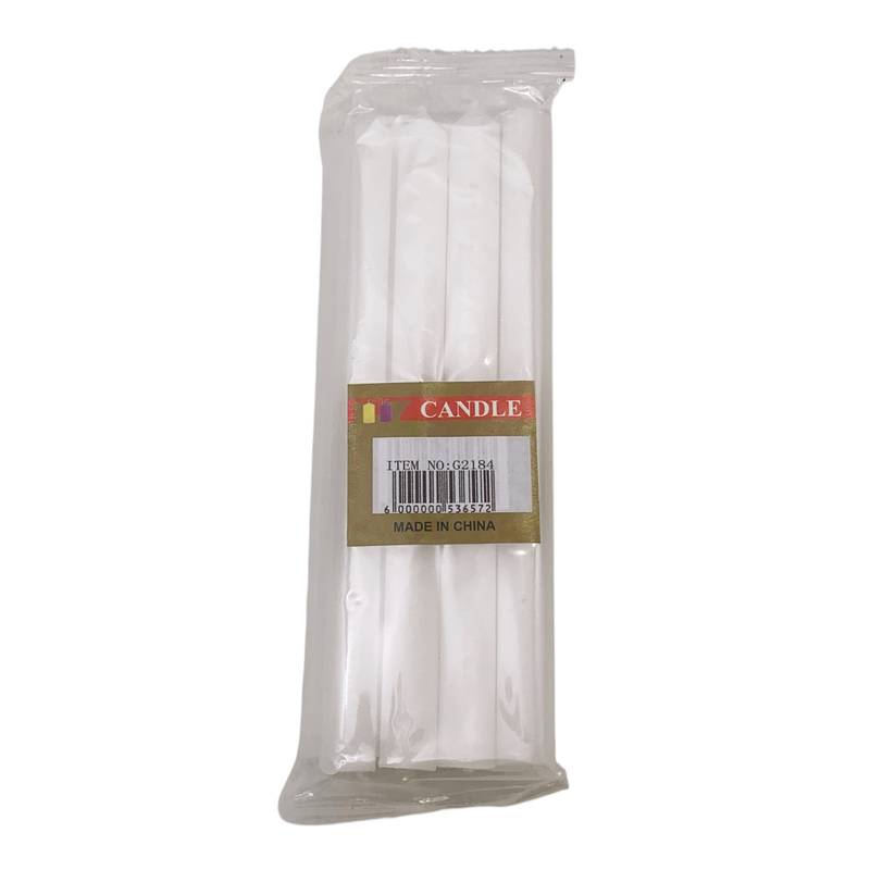 [G2184] Vela blanca x8, en bolsa