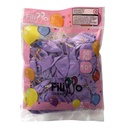Globo Filippo 10" pastel violeta, bolsa x50